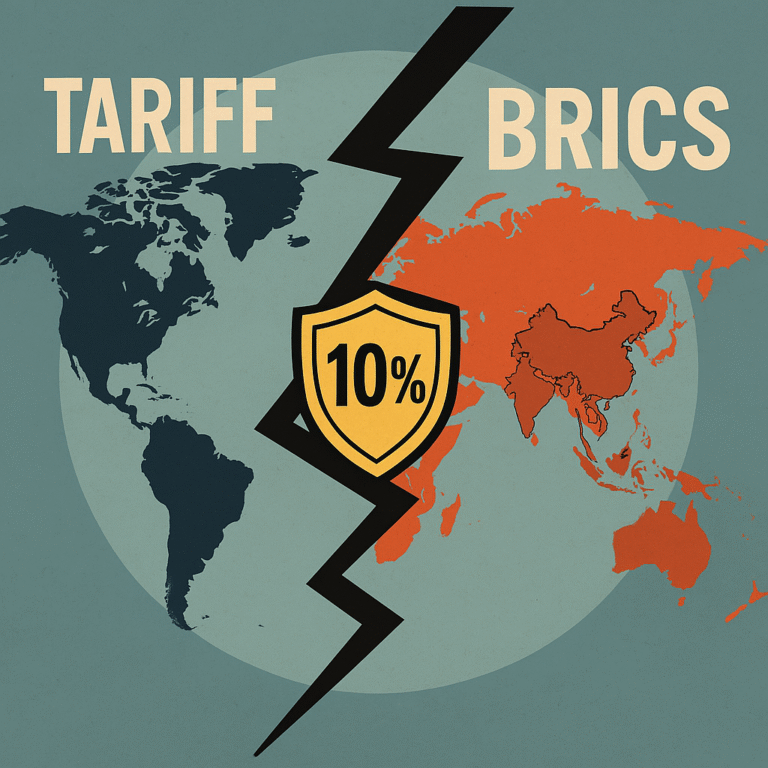 Trump ameaça países do BRICS com tarifa de 10%: Protecionismo agressivo ou estratégia geopolítica?