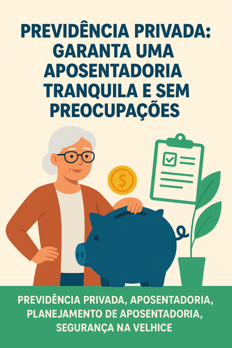 Previdência Privada: O Caminho para uma Aposentadoria Tranquila e Sem Preocupações