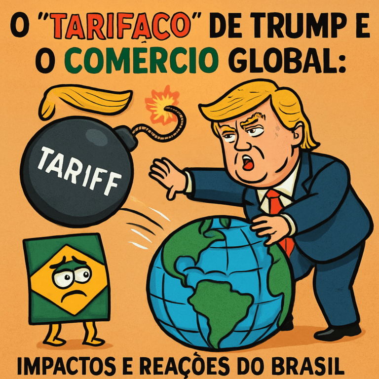 O “Tarifaço” de Trump e o Comércio Global: Impactos e Reações do Brasil